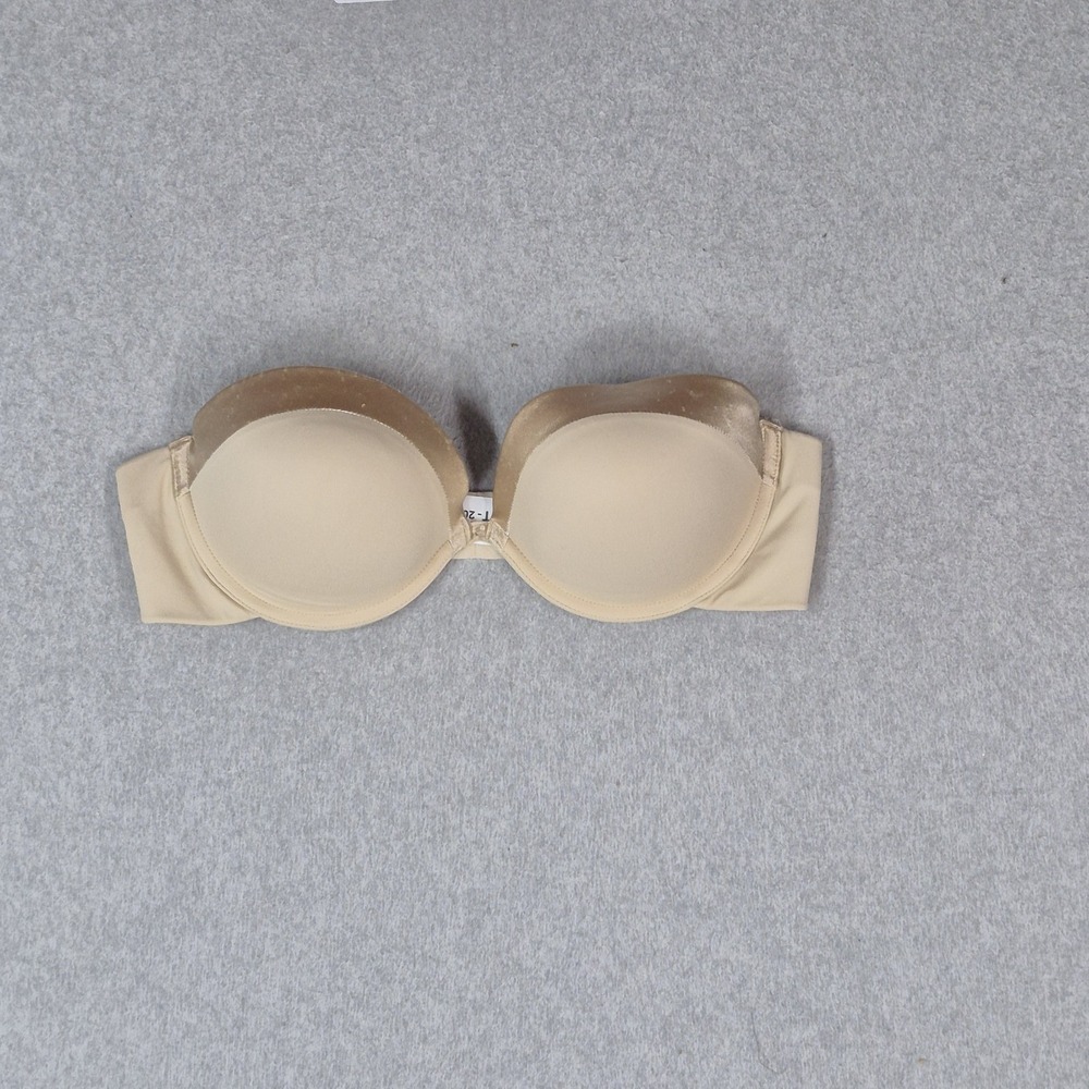 Maidenform Women Bra 36C Beige T Shirt Underwired Strap READ